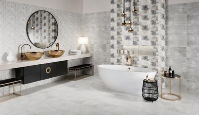 Плитка Opoczno Avrora Light grey підлога 42x42