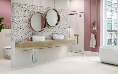 Плитка Opoczno Hika Terazzo Mix Colors Lappato 40х120