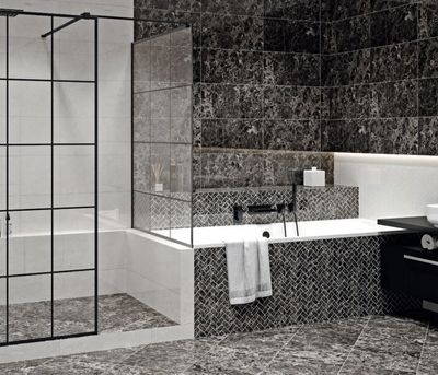 Плитка Opoczno Sephora Black Пол 42x42