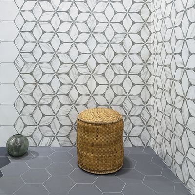 Плитка Oset Corola Grey Hex 20х24