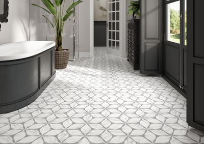 Плитка Oset Corola Grey Hex 20х24
