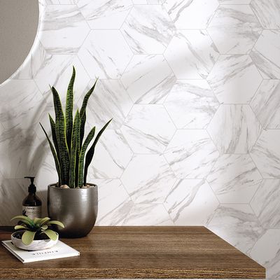 Плитка Oset Neo White Hex 20х24