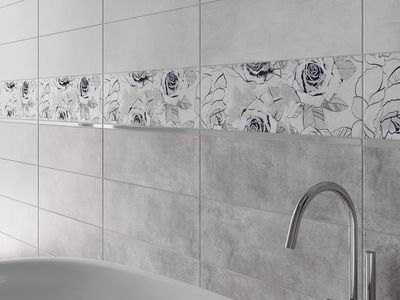 Плитка Cersanit Snowdrops grey стена