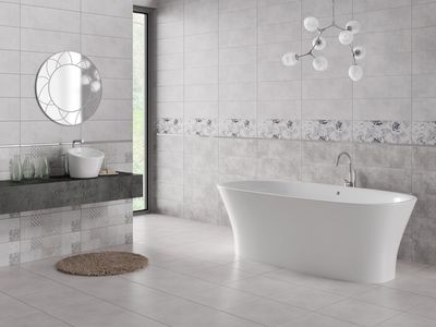 Плитка Cersanit Snowdrops light grey підлога
