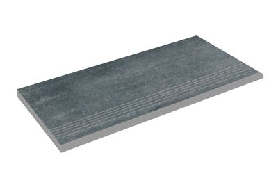 Сходинка пряма Еко Zeus Ceramica 20 мм CONCRETE Nero SX60CR9RNQ