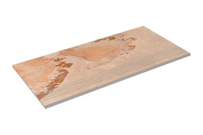 Сходинка пряма Еко Zeus Ceramica SLATE MULTIBEIGE SZRXST4BRNQ