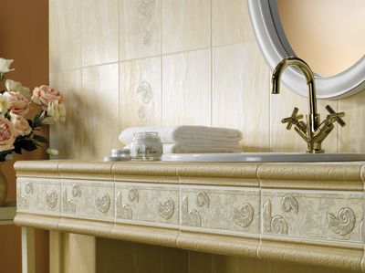 Декор Cersanit Trawertino беж фриз 1