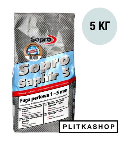 Затирка для швов (фуга) Sopro Saphir 943 (мята №42) 5кг