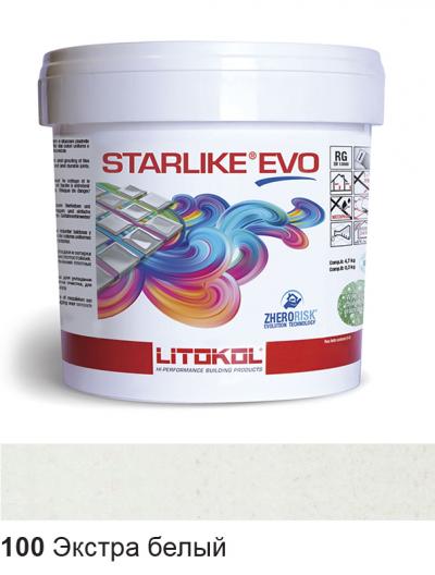 Затирка эпоксидная для швов Litokol STARLIKE EVO STEVOBSS0001 1 кг 100 экстра белый