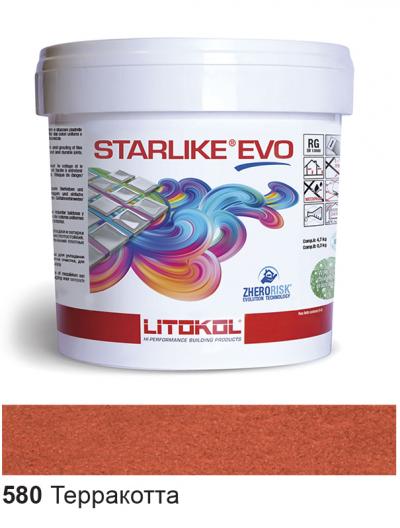 Затирка эпоксидная для швов Litokol STARLIKE EVO STEVORMT02.5 2,5 кг 580 терракотта