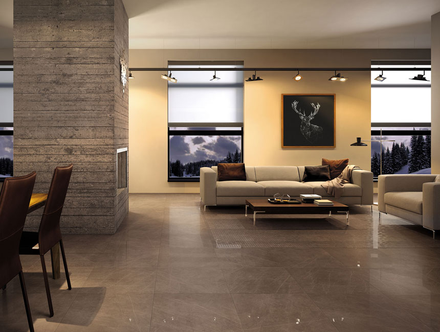 грес в интерьере