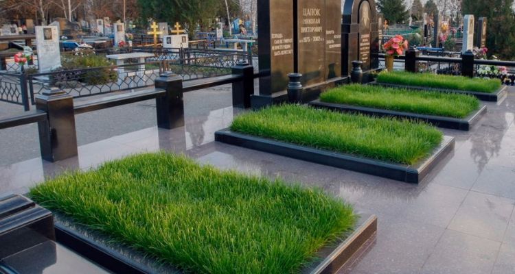искусственная трава на могилки