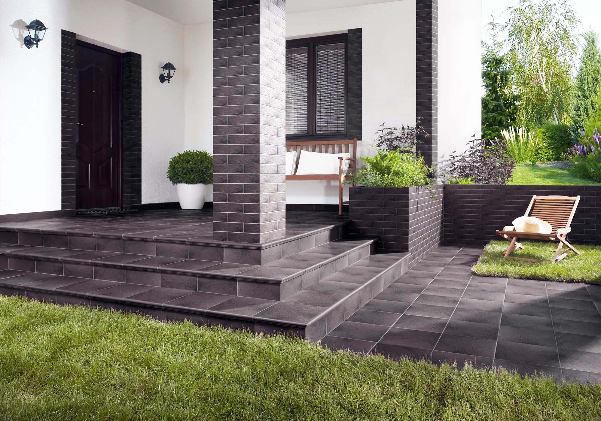 Как укладывать плитку на крыльцо