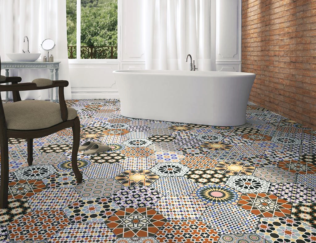 Какая мозаика подходит для пола