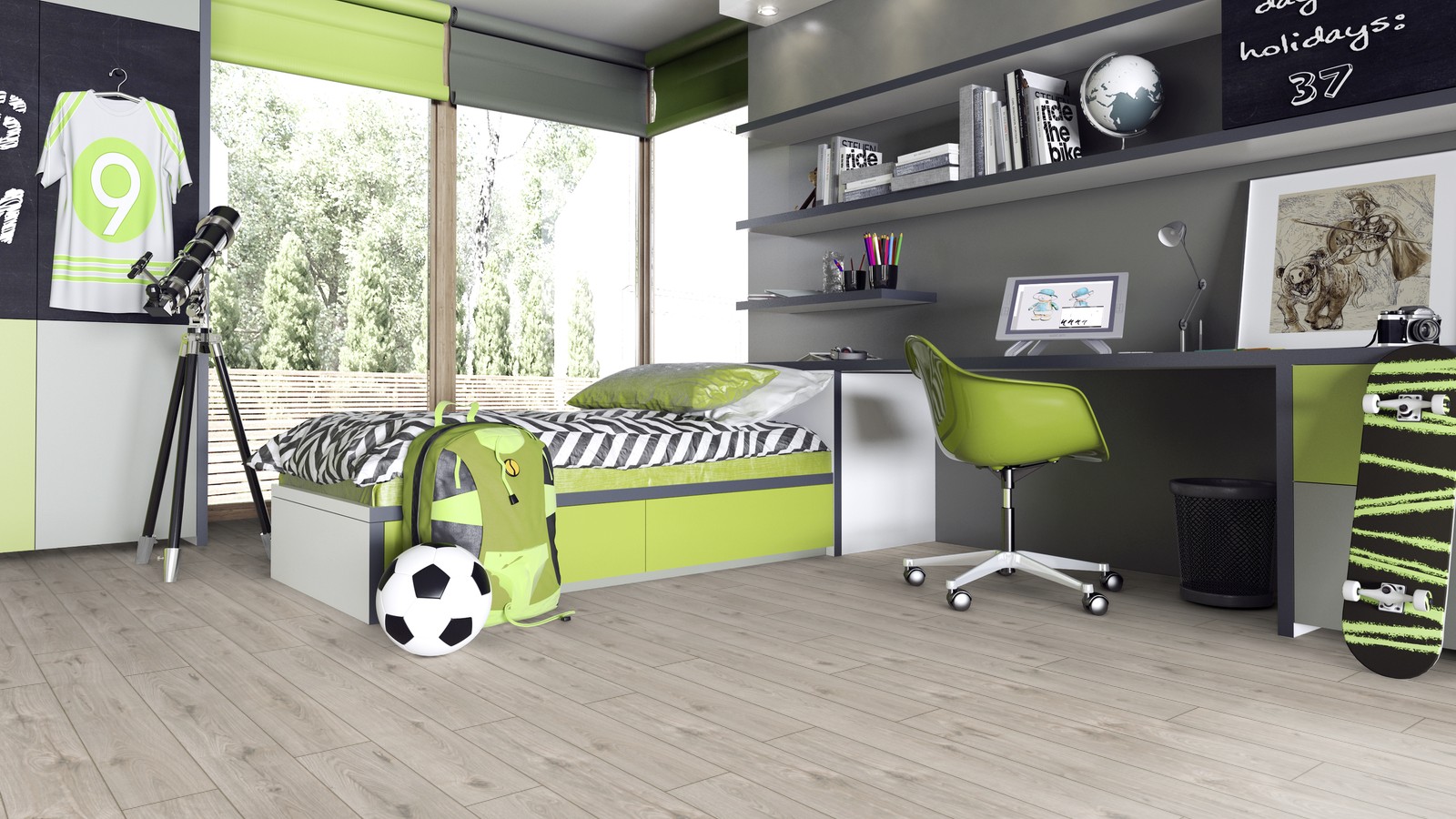 ламинат дуб латино