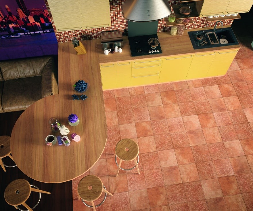 напольная плитка для кухни