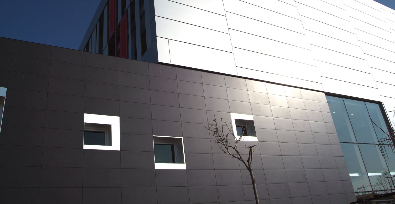 вентилируемый фасад из керамогранита