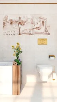 Декор Cersanit Alama beige mosaics фриз изображение 1