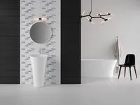 Плитка Cersanit Indira white матовая стена изображение 1