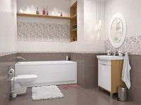 Плитка Cersanit Letizia браун стіна зображення 2