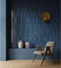 Плитка Paradyz MONPELLI NAVY CEGIELKA STRUKTURA 7x30 зображення 1