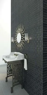 Мозаїка Zeus Ceramica Mosaic super Nero (mqcmd99) зображення 1