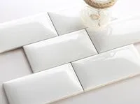 Плитка ALMERA CERAMICA China BISELADO MONOCOLOR GMS751501F WHITE FAT GLOSSY 150x75 зображення 1