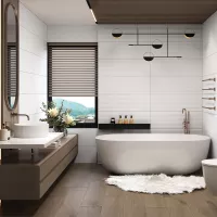 Плитка CERAMICA DESEO NONA CK9108Q NONA BLANCO DECOR 90x30 зображення 4