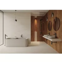 Плитка Ceramika Gres SIMPLE GRES SIMPLE BROWN RECT 20x120 зображення 3