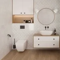 Плитка Cersanit Glam White Glossy 25x40 изображение 1