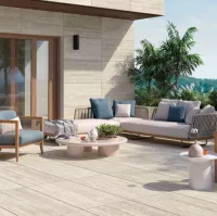 Плитка Mirage Ceramica Elysian Travertini TRAVERTINO LIGHT EY 07 NAT SQ 120x60 зображення 2