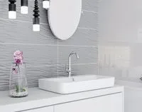 Плитка Opoczno Structure Pattern Grey glossy зображення 1