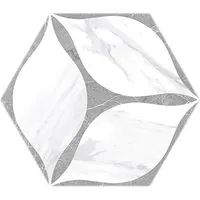 Плитка Oset Corola Grey Hex 20х24 зображення 2