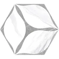 Плитка Oset Corola Grey Hex 20х24 зображення 3