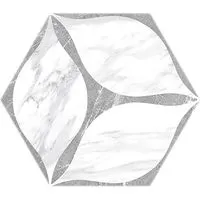 Плитка Oset Corola Grey Hex 20х24 зображення 4