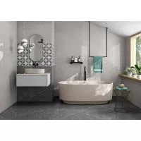 Плитка Pamesa Ceramica AT. DEC. MURANO CENIZA 30x90 зображення 1