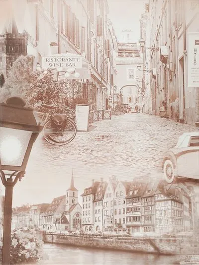 Панно Cersanit Alama beige panno city 2, Фото