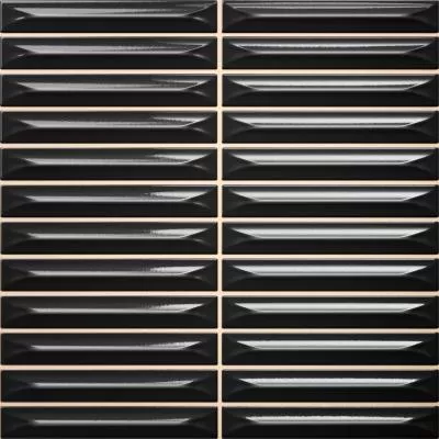 Плитка CERAMICA DESEO ARROW BLACK 20x20, Фото