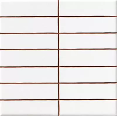 Плитка CERAMICA DESEO BLANCO LISO BRILLO 2.5x10, Фото