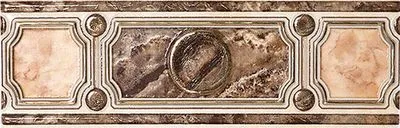 Бордюр Intercerama Pietra коричневый БШ20031, Фото