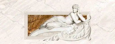 Декор Intercerama Caesar серый (Д117071), Фото