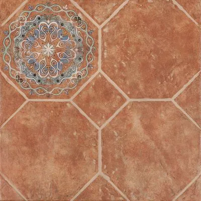 Декор Zeus Ceramica Deco octagon rosso 45x45 (zwx82d), Фото