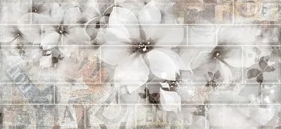 Декор Intercerama Metro серый 2 Д59071-1, Фото