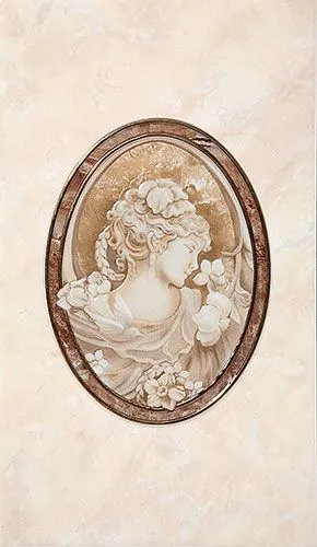 Декор Intercerama Pietra коричневий Д20031, Фото