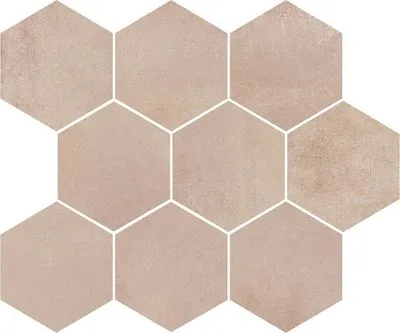 Декор Opoczno Sandy Island Mosaic Hexagon 28x34, Фото
