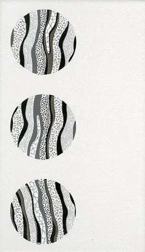 Декор Intercerama Fluid білий (Д15061-2), Фото