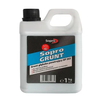 Грунтовочный препарат глубокого проникновения Sopro GP 263/1 1кг, Фото