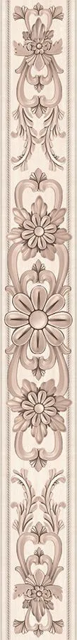 Плитка Intercerama Ivory бордюр вертикальный коричневый (БВ142031), Фото