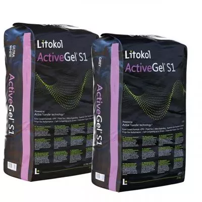 Клей для плитки Litokol K50 20 кг Active Gel S1 серый ACTGS1G0020, Фото