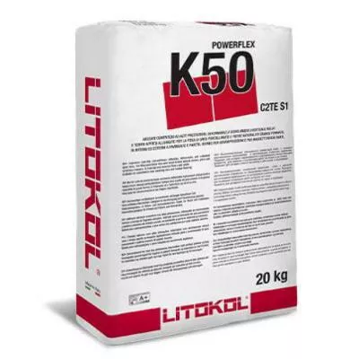 Клей для плитки Litokol POWERFLEX K50G0020 20 кг, Фото